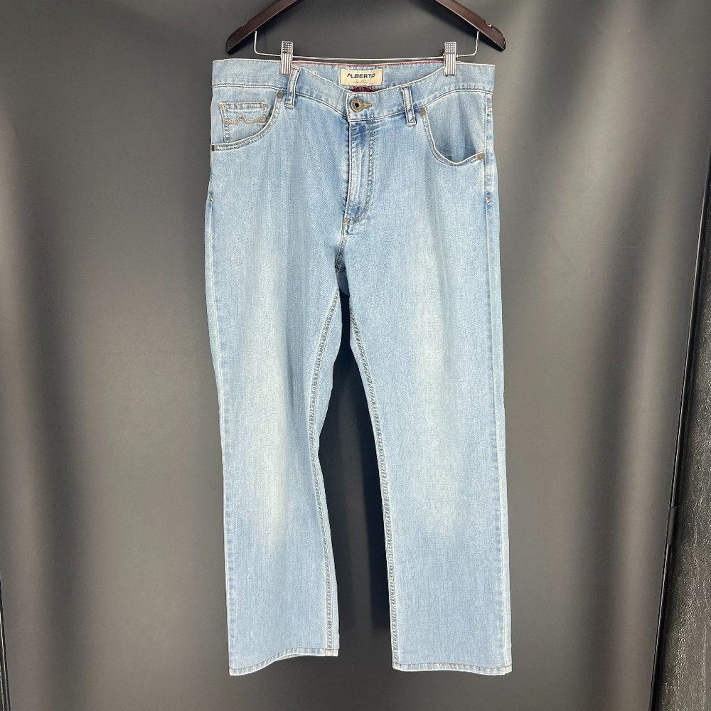 Alberto t400 tommy comfort fit blue denim jeans (36x30)